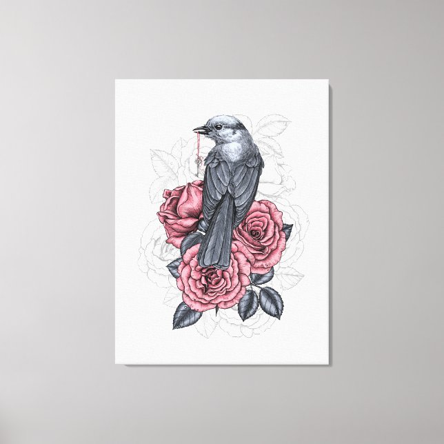Toile L'oiseau à la clé d'argent (Recto)