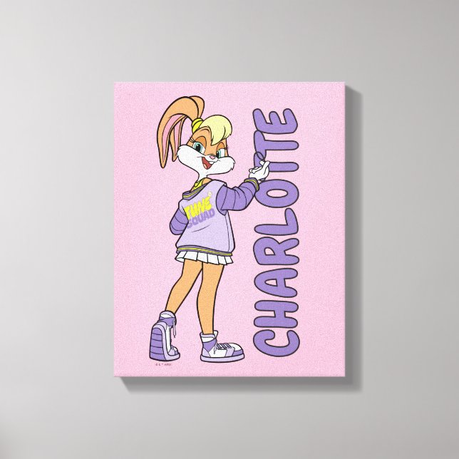 Toile Lola TUNE SQUAD™ Varsity Heart (Recto)