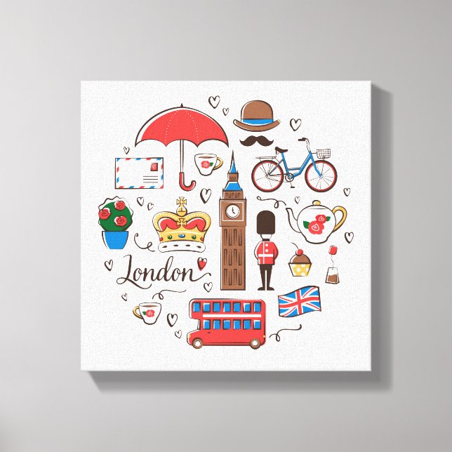 Toile London Doodles (Recto)