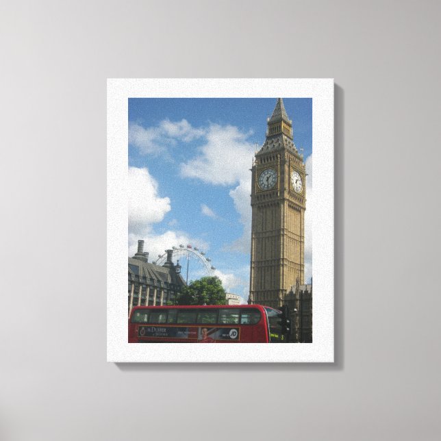 Toile London Eye & Big Ben (Recto)