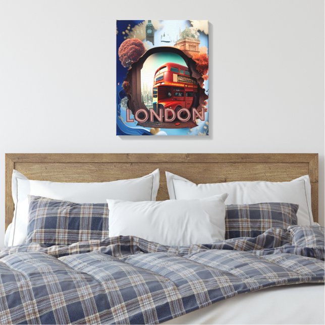 Toile londres (Insitu(Chambre))