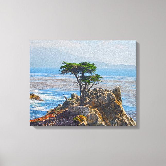 Toile Lone Cypress, Monterey, Californie (Recto)