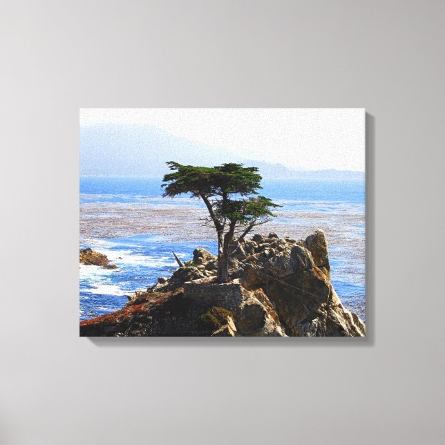 Toile Lone Cypress, Monterey, Californie (Recto)
