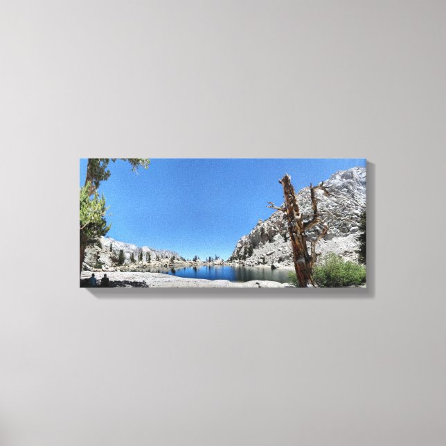 Toile Lone Pine Lake - Mt Whitney Trail - Sierra Nevada (Recto)