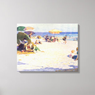 Toile Long Beach (État de New York) (par E.H. Potthast)