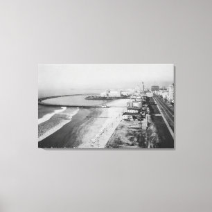Toile Long Beach, pilier d'arc-en-ciel de la Californie