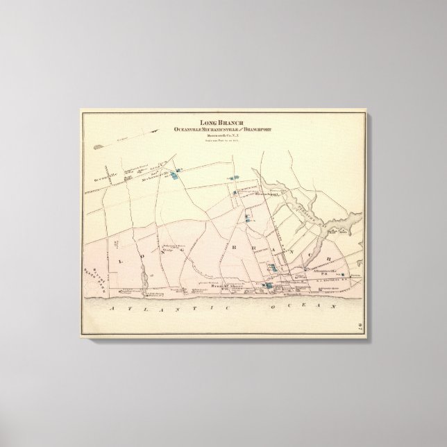 Toile Long Branch, NJ (Recto)