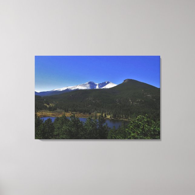 Toile Long's Peak et Estes Cone (Recto)