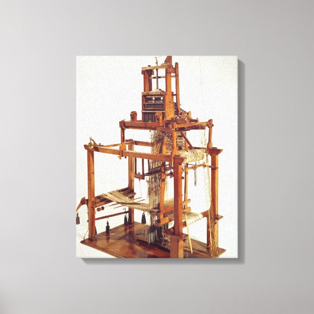 Toile Loom dessiné par Joseph Marie Jacquard (Recto)