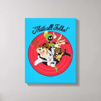 Toile LOONEY TUNES™ "C'EST TOUS LES FOLKS™" Groupe Bulls