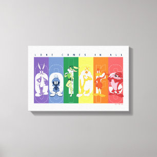 Toile LOONEY TUNES™ - L'Amour Vient Dans Toutes Les Coul