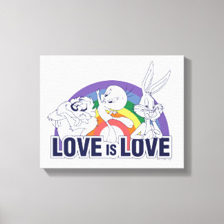 Toile LOONEY TUNES™ - Love Is Love