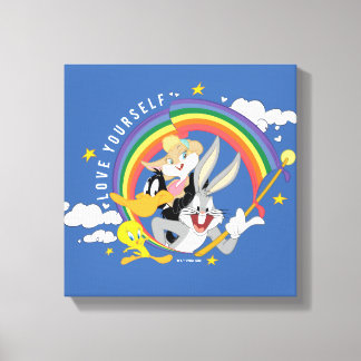 Toile LOONEY TUNES™ - Love Yourself Pride Badge