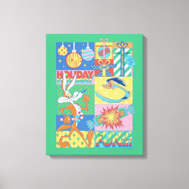 Toile LOONEY TUNES™ | Plaisir des Fêtes (Recto)