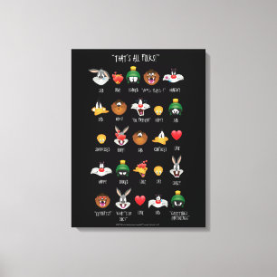 Toile LOONEY TUNES™ Tableau d'Emoji