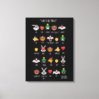 Toile LOONEY TUNES™ Tableau d'Emoji