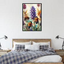 Loose Bruswork Charme | Bee & Floral Art