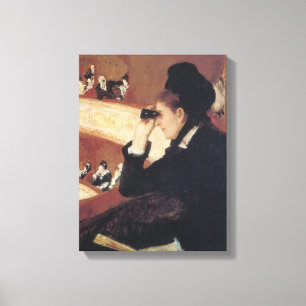 Toile L'Opéra par Mary Cassatt, Impressionnisme Vintage