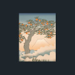 Toile L'oranger japonais dans la brume<br><div class="desc">Japan Orange arbre dans la brume belle impression dans un style vintage antique.</div>