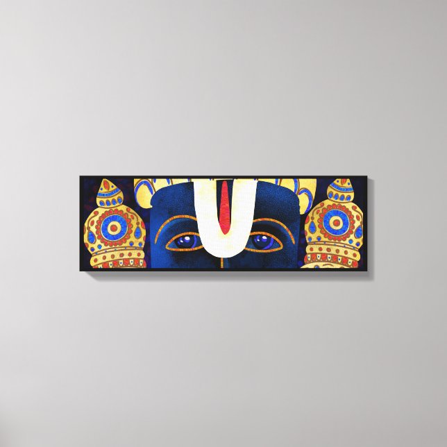 Toile Lord Vishnu Tirupati Perumal Hindu God Painting (Recto)