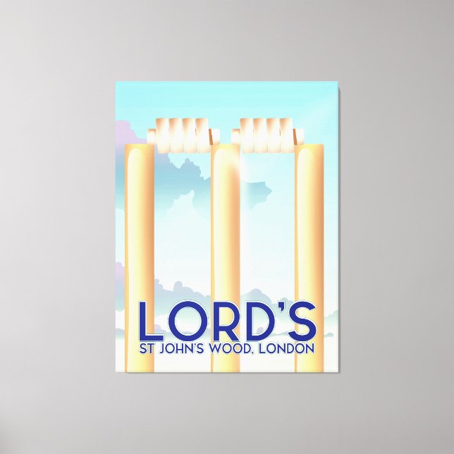 Toile Lord's St John's Wood, Londres (Recto)