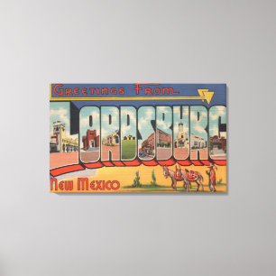 Toile Lordsburg, Nouveau Mexique - grandes scènes de