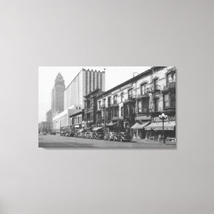 Toile Los Angeles, bureau de poste de CA et vieille