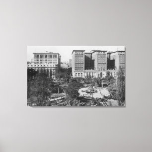 Toile Los Angeles, CA périssant le carré et Biltmore
