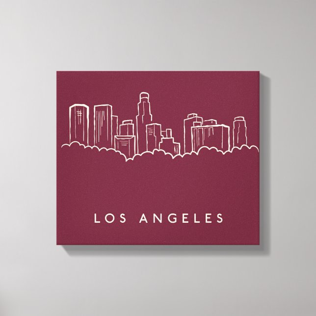 Toile Los Angeles Californie (Recto)