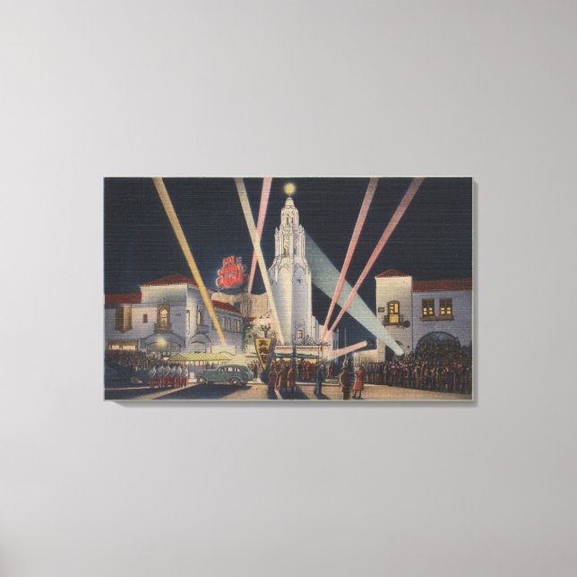 Toile Los Angeles, CAPremier, Carthay Circle Theatre (Recto)