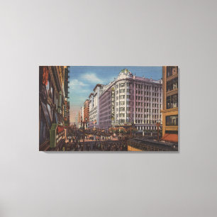 Toile Los Angeles, CAView de Warner Bros. sur le 7ème S