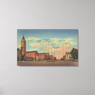 Toile Los Angeles, CAView d'U.S.C. Campus