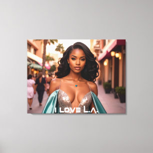 TOILE LOS ANGELES - J'AIME L.A.
