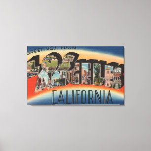 Toile Los Angeles, scènes 3 de lettre de CaliforniaLarg