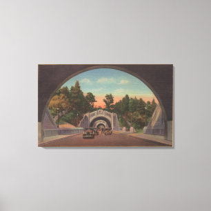 Toile Los Angeles, vue de CATunnel de parc élyséen