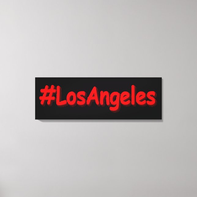 Toile "#LosAngeles" Joli design. Commandez dès maintenan (Recto)