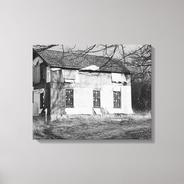 Toile Lost, Abandonné Maison Désertée Photographie (Recto)