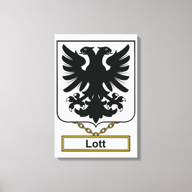 Toile Lott Family Crest (Recto)