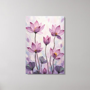 Toile Lotus – Peinture à l'huile