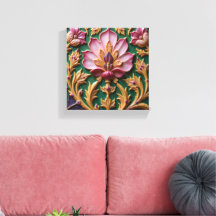 Lotus Rose Porcelaine