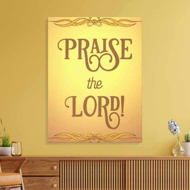 Toile Louez le Seigneur ! (Insitu(Salon))