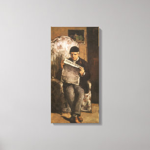 Toile Louis Auguste Cézanne Père de l'artiste en train d