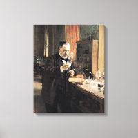 Louis Pasteur dans son laboratoire, 1885