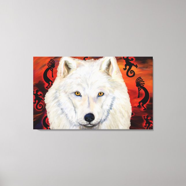 Toile Loup Blanc (Recto)