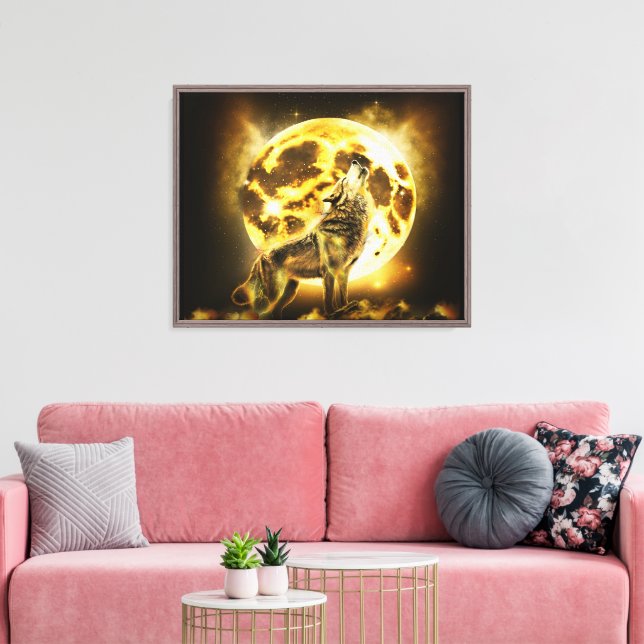 Toile Loup d'or (Insitu(Salon))