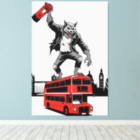 Toile loup-garou pour les fans du film culte Les L
