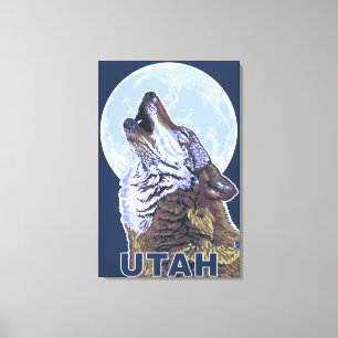 Toile Loup gris HowlingUtah
