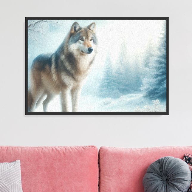 Toile Loup Murmurant (Créateur téléchargé)