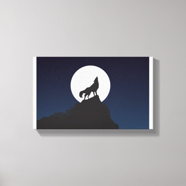 Toile Loup | Zazzle_Growshop. (Recto)