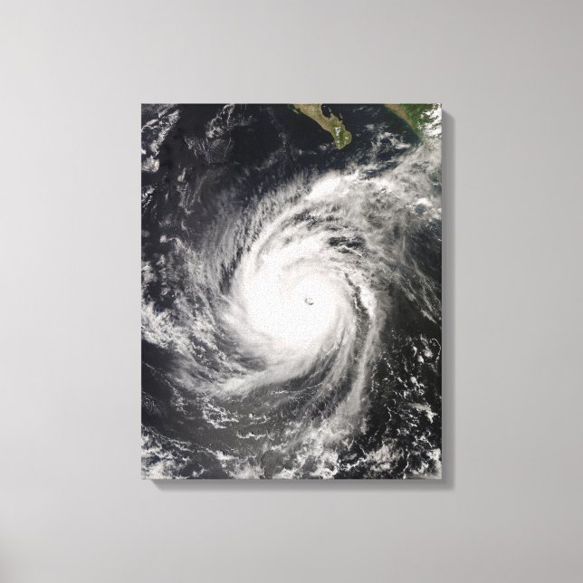 Toile L'ouragan Norbert au Mexique (Recto)
